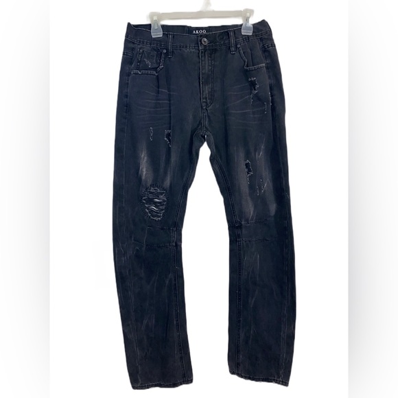 Akoo Other - AKOO BLACK RIPPED JEANS BOOTCUT (SIZE 36)